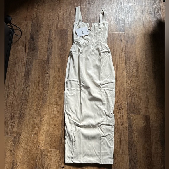 NOOKIE Leona Midi Dress In Ivory - Picture 3 of 6